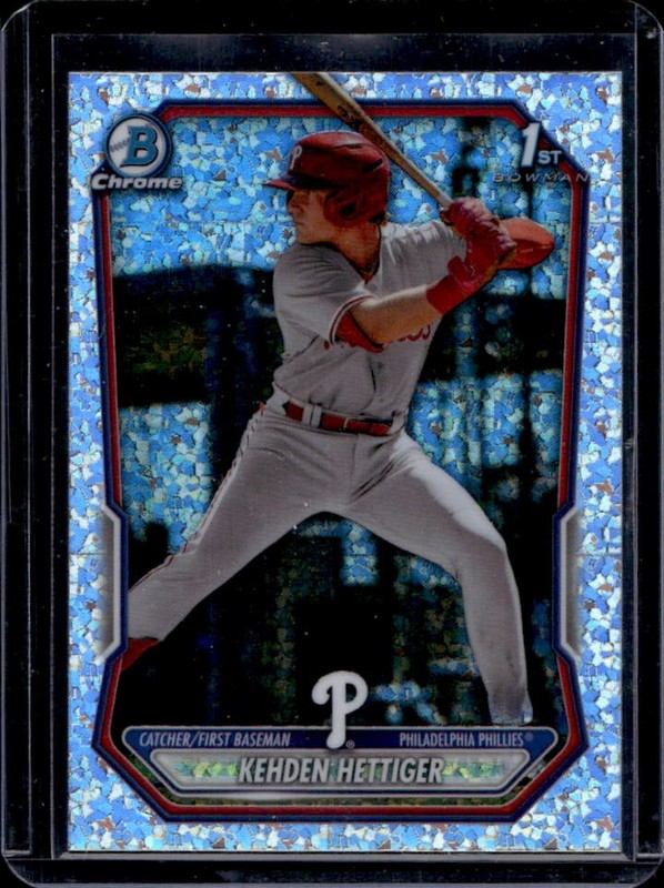 2026 Bowman Kehden Hettiger Chrome Mini-Diamond Refractor 1st #BCP-101 Phillies