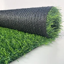 Artificial Grass Table Runner Rug 1 ft x 6 ft, Synthetic Fake Green 