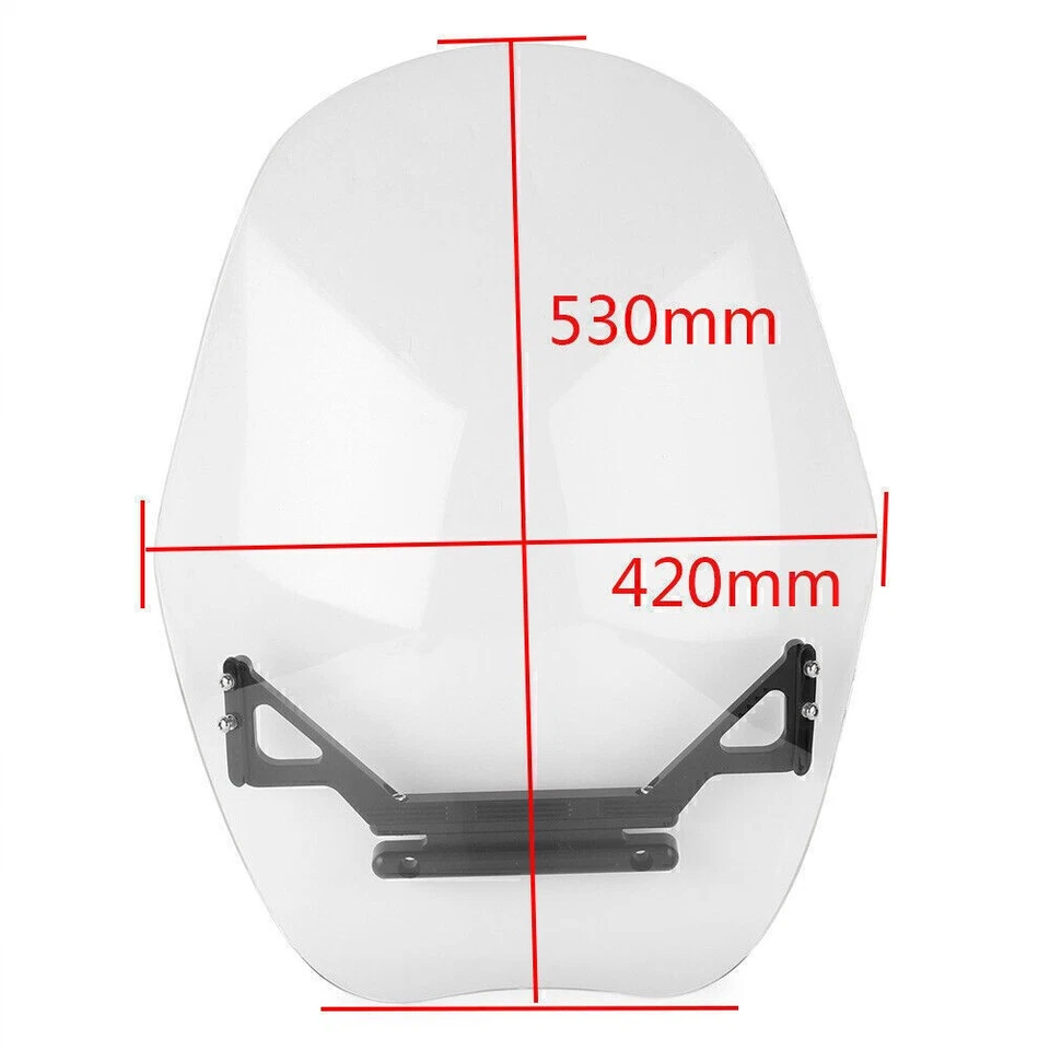 Windshield Windscreen Fit Harley VRSCF V-ROD MUSCLE 2009-2017 Night Rod Special Foto 2 de 4