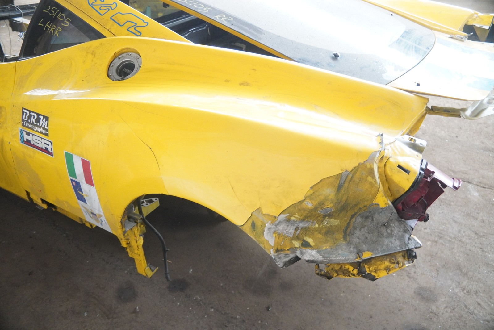 Rear Left Quarter Panel Body Structural Metal Cut Ferrari 458 Challenge *Note*