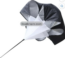 56in Running Speed Training Resistance Parachute w/ Adjustable Waist Belt
