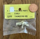 VINTAGE CORGI 215 FORD THUNDERBIRD DRIVER FIGURE - REPRO x 1