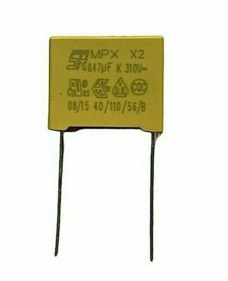 Lot De 2 Condensateurs Kemet MKP X2 0,47µF 275V - Film Polypropylène, Made In Germany