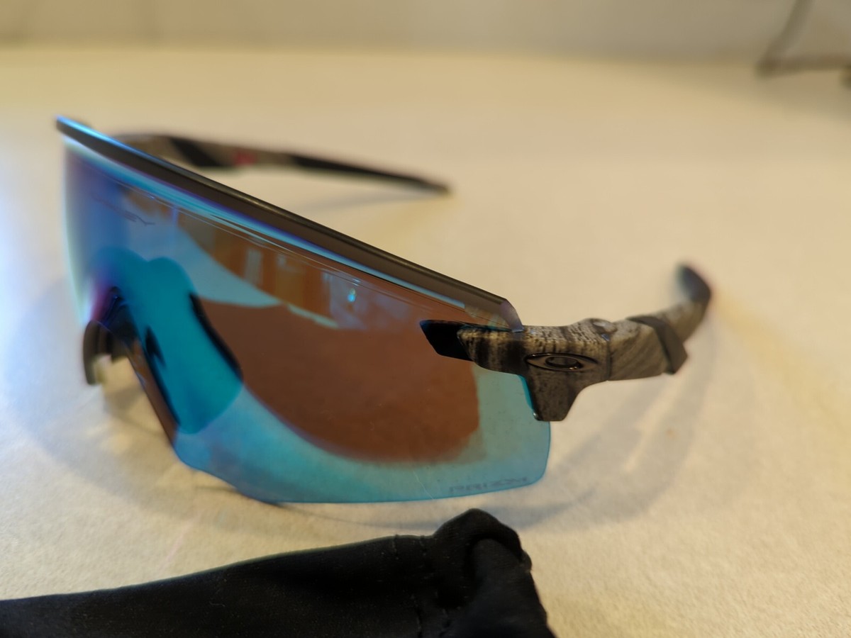 Oakley Encoder Woodgrain Prototype W/ Prizm Sapphire Sunglasses | eBay