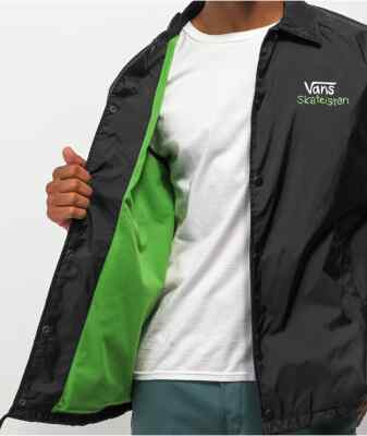 Vans x Skateistan Torrey Windbreaker Coach Jacket Sz L XL