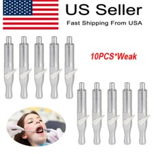 10 Dental Weak Low Saliva Ejector Suction Valves SE HVE Tip Adapter Aluminum US