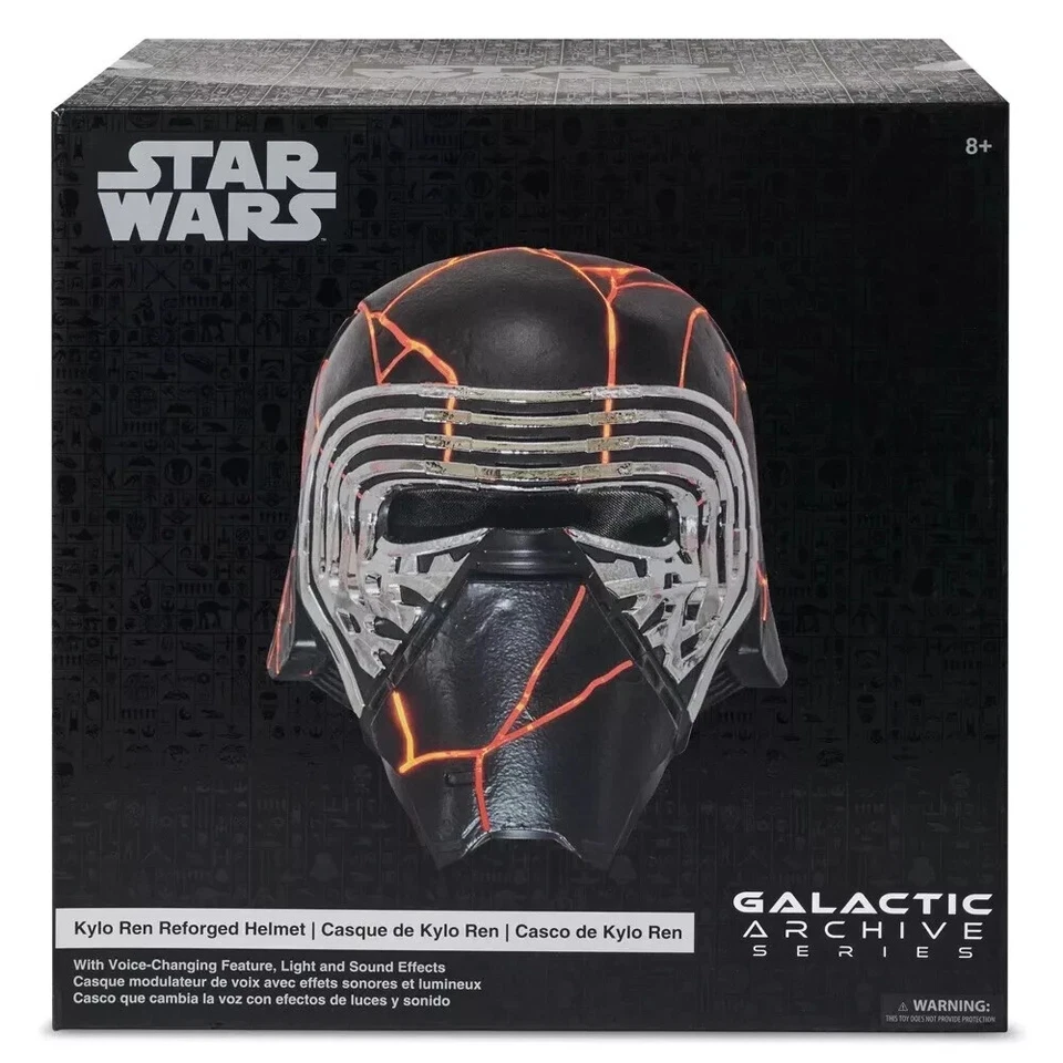 Capacete Reforjado KYLO REN Star Wars Galactic Archive Series Disney Parks D23 NOVO! - Imagem 2 de 4