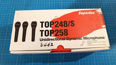 Superlux TOP248/S TOP 258 Unidirectional Dynamic Microphone schwarz_0.6_5