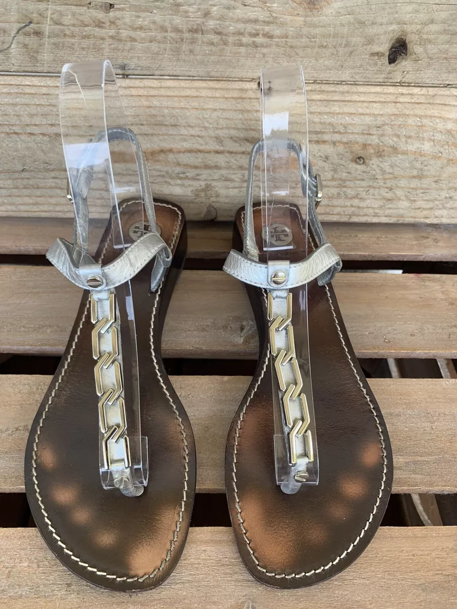 Tory burch shop silver wedge