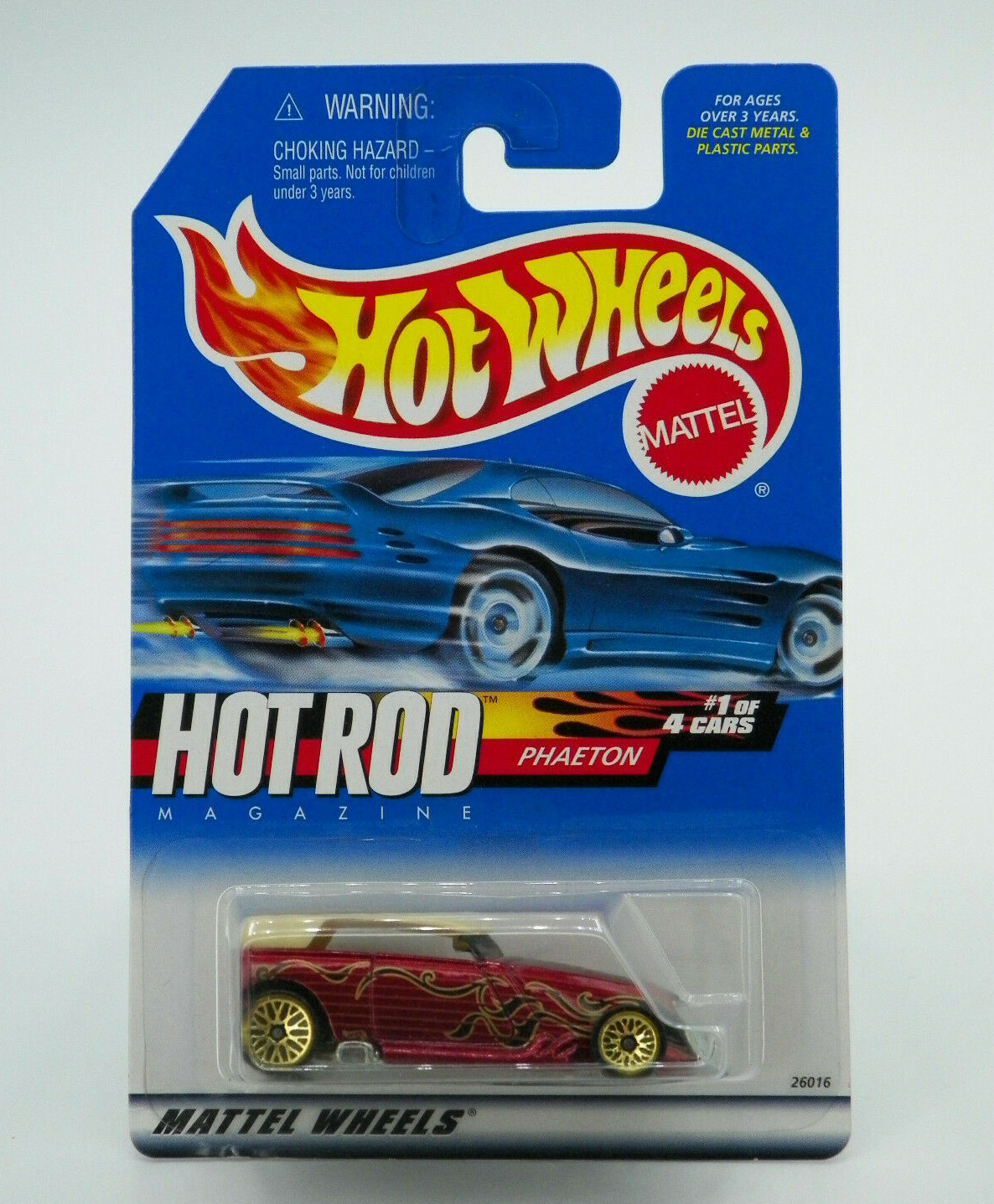 Hot Wheels Hot Rod Magazine Phaeton Red 2000 New 