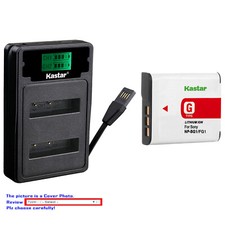 Kastar Battery LZD2 Charger for Sony NP-BG1 Sony Cyber-shot DSC-HX10V Camera