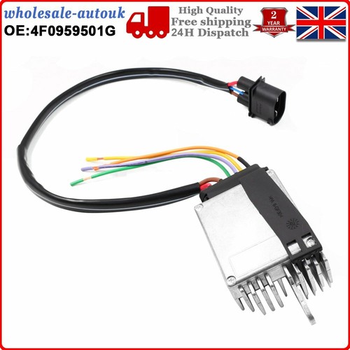 FOR AUDI A6 (C6) 2004-2011 RADIATOR COOLING FAN CONTROL UNIT MODULE 4F0959501G - Picture 4 of 7