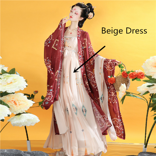 Women Hanfu Traditional Chinese Festival Outfit Embroidery Stage Dance Costumes - Picture 25 of 26