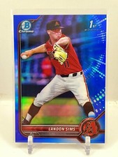 NON AUTO 2022 Bowman Chrome 1st Landon Sims Blue Refractor 17/150 DBacks ROOKIE