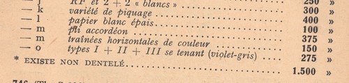 REF A FRANCE 745-8 N°: 745 VARIETE LE TYPE I/II/III SE TENANT neufs**- COTE 50€ - Picture 4 of 4