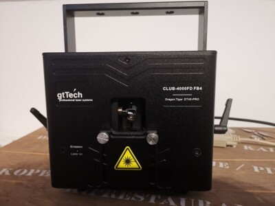4W Club-4000FD FB4 RGB Showlaser mit Laserdesigner Pangolin QuickShow Software