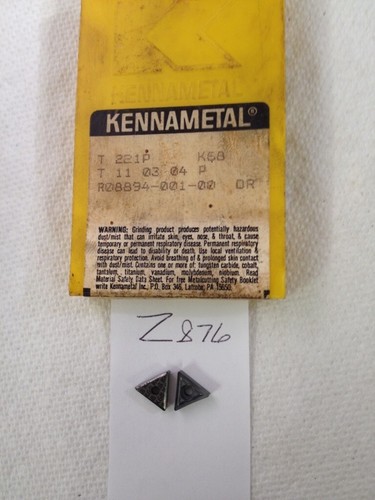 T321P K68 Kennametal Style Inserts - Unbranded/Generic (Check Specs For Your Tool)