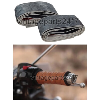 Royal Enfield ''D5 LH & RH Grip Leather Wrap Pair'' für GT & Interceptor 650cc