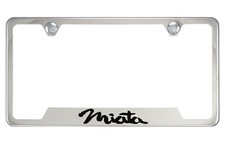 Chrome License Plate Frame For Miata