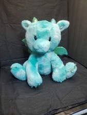 FAO Schwarz Glow Brights Toy Plush LED Sound Dragon 15" Stuffed Animal