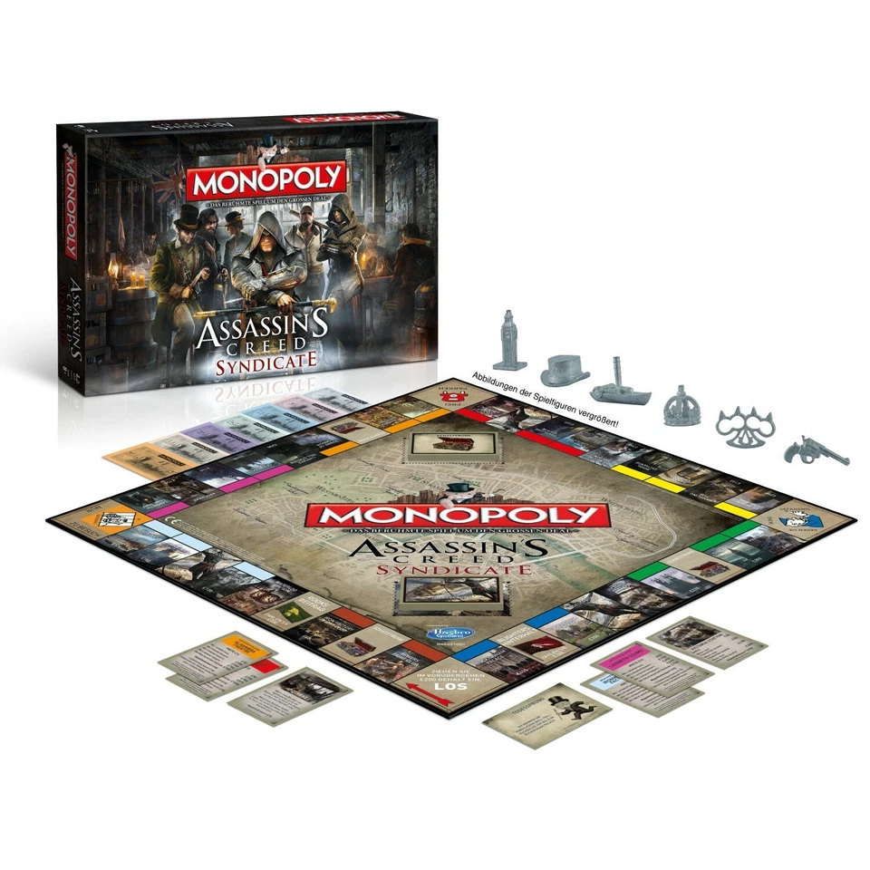 Assassin's Creed Monopoly Spiel Brettspiel Gesellschaftsspiel Board Game NEU