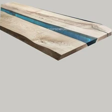 Epoxy Resin Table Top, Black Epoxy Table Top, Acacia Wooden Table Epoxy Decors
