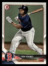 2018 Bowman #BP34 Josh Ockimey Boston Red Sox