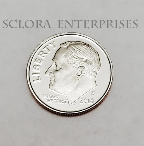 Photo of a 2016-S Roosevelt Dime Proof from an eBay listing that sold on Jul 13, 2026