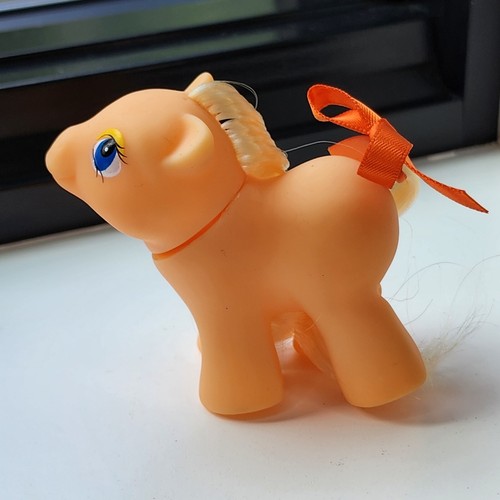G1 MLP Little Pony Style Dollar Store Fakie My Baby orange Pfirsich Apfelbuchse - Bild 5 von 10