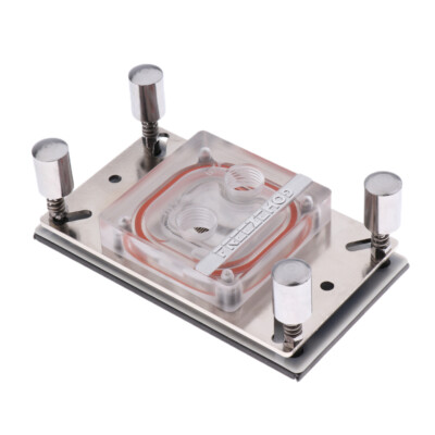 Acryl CPU Wasserkühlung Block Flüssigkeitskühler + Kupfer Basis für AM2