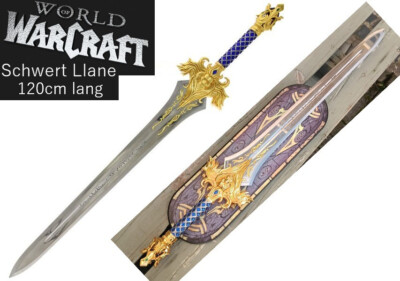 NEU World of WarCraft WoW Schwert Llane König Varian Wrynn 120cm für Cosplay NEW