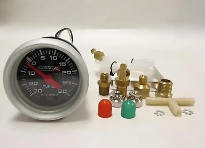 #ad OBX Black Diamond Racing Sport Gauge Meter Turbo Boost Pressure PSI Vacuum $52.13