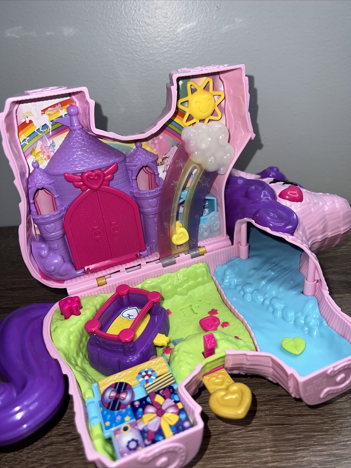 Polly Pocket Mini Estojo Festa Do Chá Unicórnio - Mattel