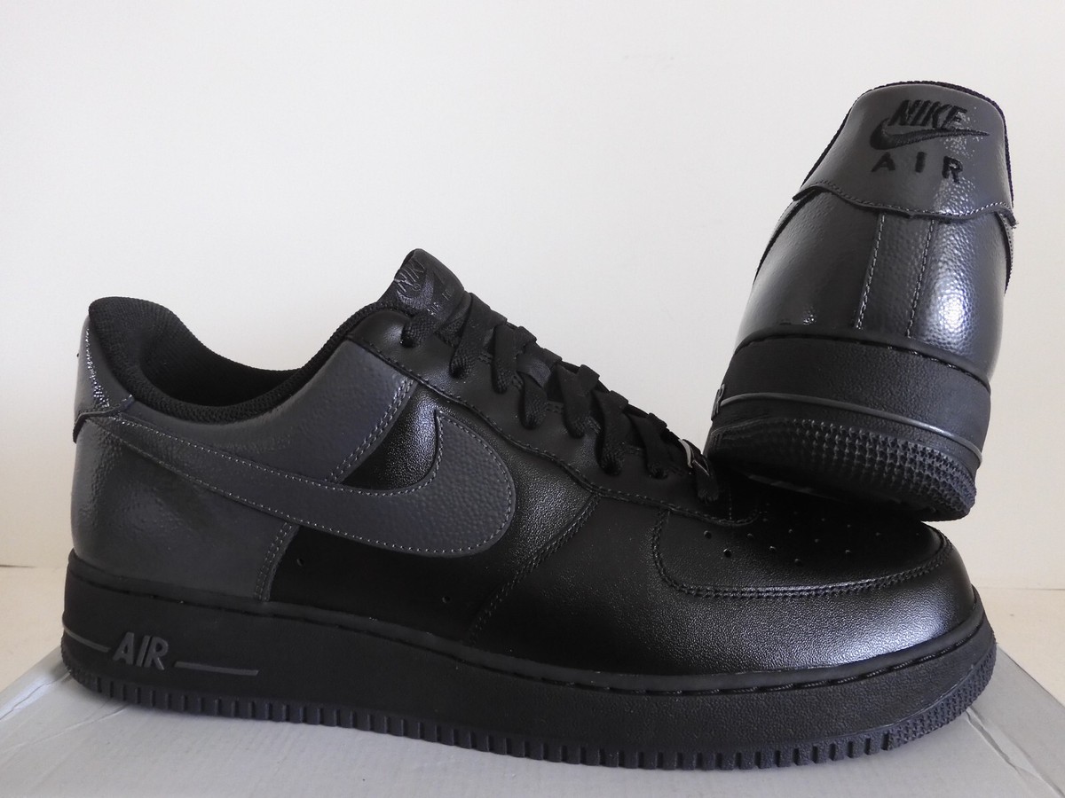 NIKE AIR FORCE 1 07 BLACK-ANTHRACITE-BLACK SZ 14 