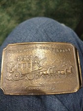 Collectable Wells Fargo Belt Buckle. Vintage But In Good Used Condition