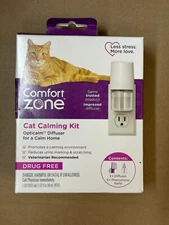 Comfort Zone Calming Diffuser Kit For Cats & Kittens, Diffuser Plug-In, 3377