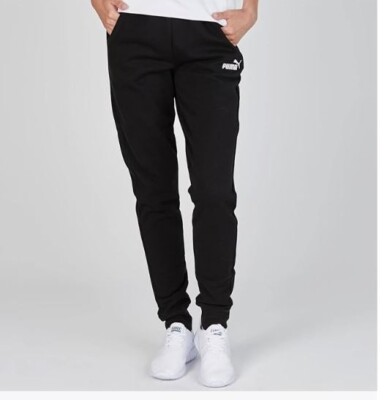 PUMA Essentials No 1 Logo Jogging Bottoms Black UK 14 RRP £24.99 LN140 BB  02 | eBay UK