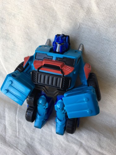 Transformers Rescue Bots Optimus Prime Blue Truck 5" Action Figure Playskool - Picture 4 of 5