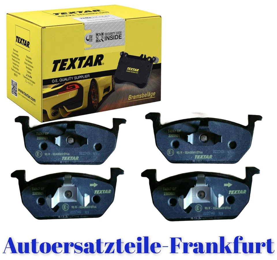 TEXTAR Bremsbeläge VORNE VW GOLF 7 + AUDI A3 8V + SEAT LEON 5F SKODA OCTAVIA 5E - Bild 3 von 4