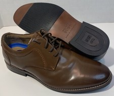 Nunn Bush Men's Size 9.5 Lace Up Dress Shoes Cognac 81086-221