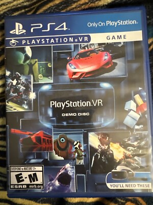 Playstation VR Demo Disc (Sony PlayStation 4, PS4, 2016) 