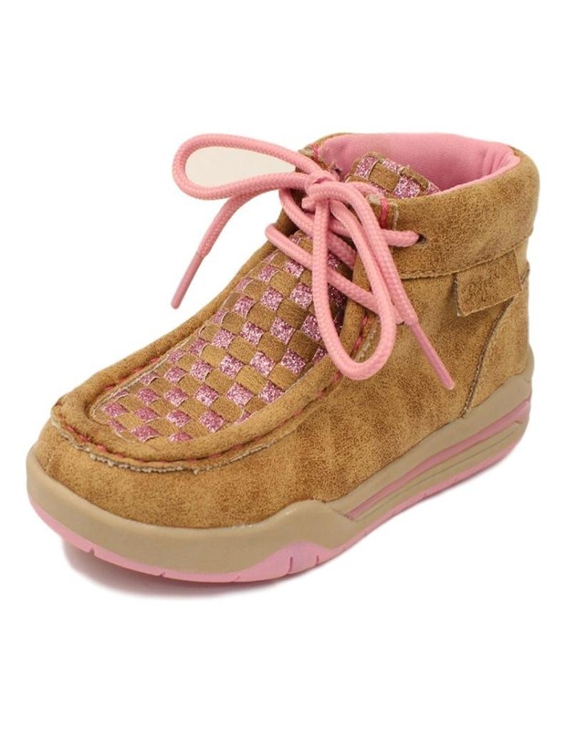 Twister Casual Shoes Girls Lauren Chukka Lace 12 Child Tan 446000708 CLEARANCE