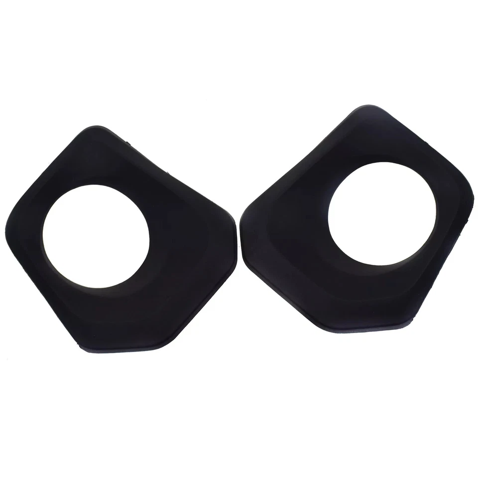 Premium Material Pair Bumper Fog Light Cover Bezel Both Side For Toyota Tacoma - Image 3 of 4