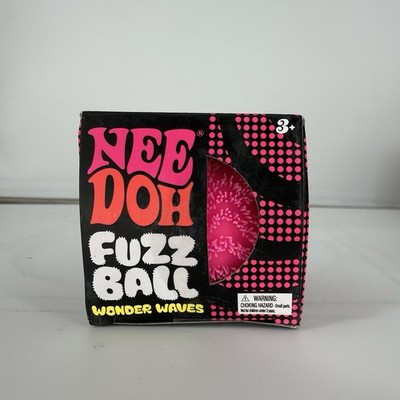 AUTHENTIC   Needoh Wonder Waves RARE Pink Fuzzball New Squishy Toy Tiktok Viral