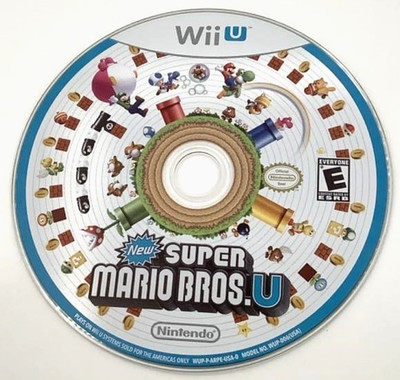New Super Mario Bros. U for Nintendo WII U Video Game DISC ONLY luigi toad koopa