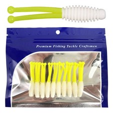 10Packs Soft Fishing Lures Artificial Bait Jig Swimbait Saltwater Worm Crankbait