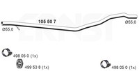 Ernst Abgasrohr 105507 FüR 7V9 7M9 Sharan Seat VW 7M8 Alhambra 7M6 7V8 TDI