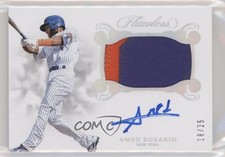 2018 Panini Flawless Rookie 18/25 Amed Rosario #RPA-AR Patch Auto 5w7