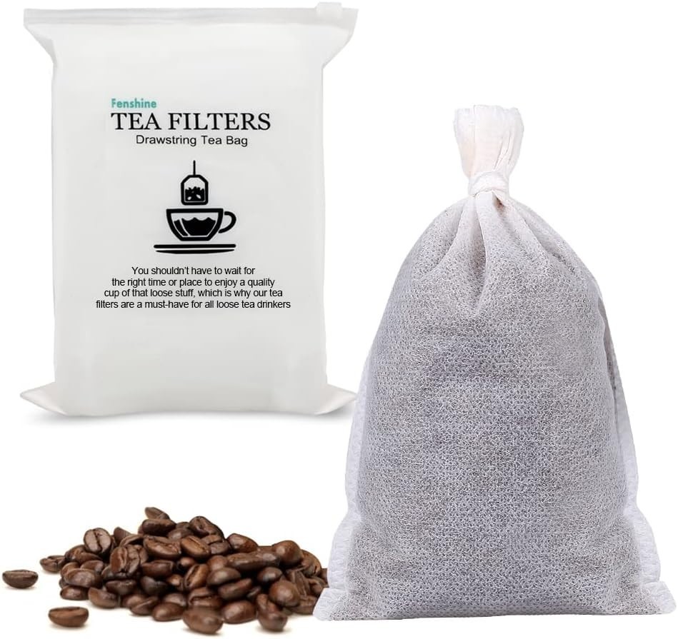 Bag - Disposable Empty Tea Filter Bags No Mess Mesh Bags Wit