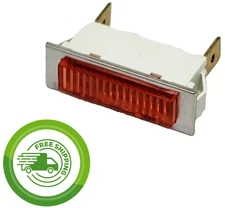 (1x) Solico - Amber - Rectangular Incandescent Indicator Light - .250" QC